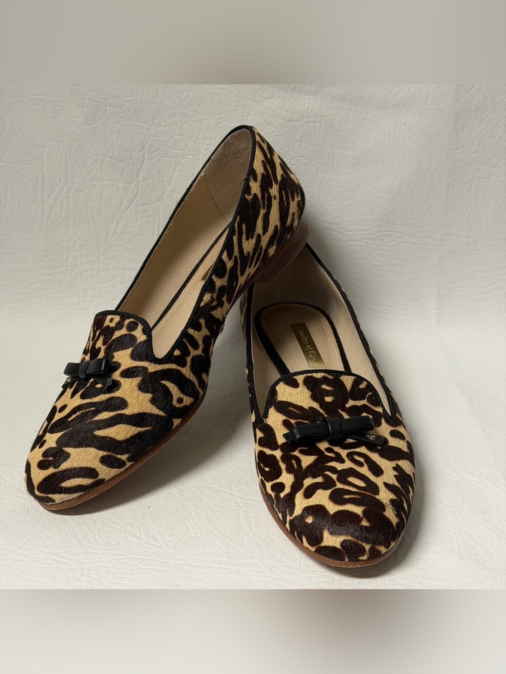 Louise Et Cie Womens Lo-Anniston Animal Real Cow Fur + Leather Slip On Sz 6M - Picture 4 of 7